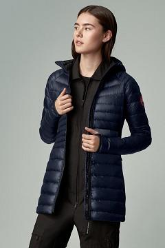 Chamarras Canada Goose Mujer Outlet - Hybridge Lite Chaqueta De Plumas Azul Oscuro Marino WI7138542